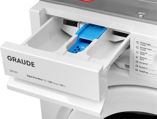 Встраиваемая стирально-сушильная машина Graude EWTA 80.1 (preview 5)