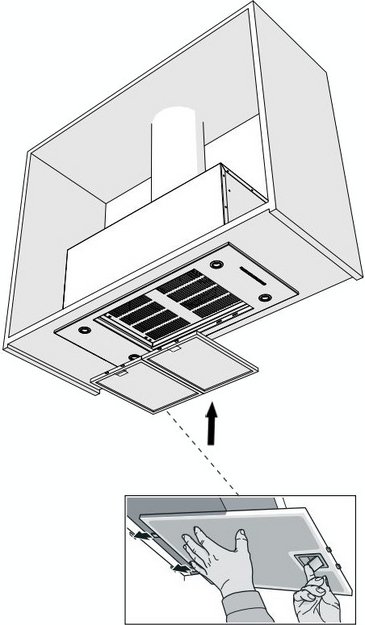 Встраиваемая вытяжка Pando EVO/580 INOX V.1050 ECO PLUS (preview 5)