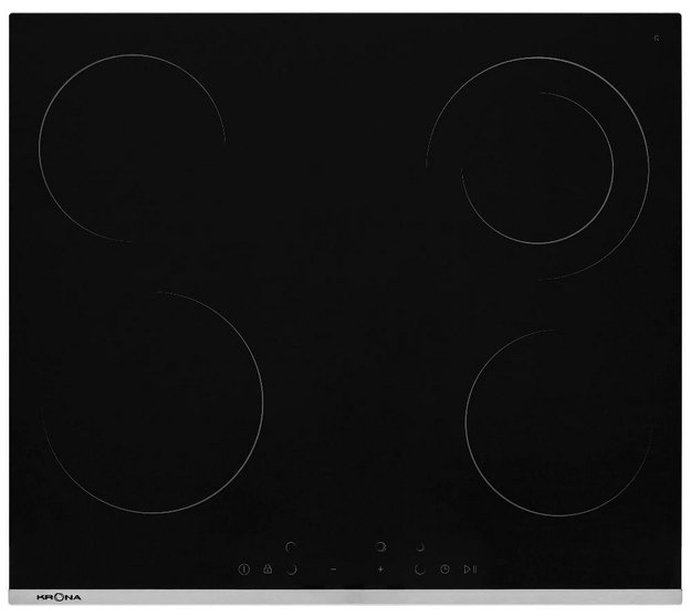 Варочная поверхность KRONA CELLO 60 BL/S (preview 1)