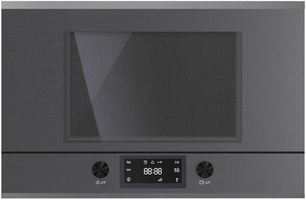 Встраиваемая микроволновая печь Kuppersbusch MR 6330.0 GPH 3 Silver Chrome (preview 1)