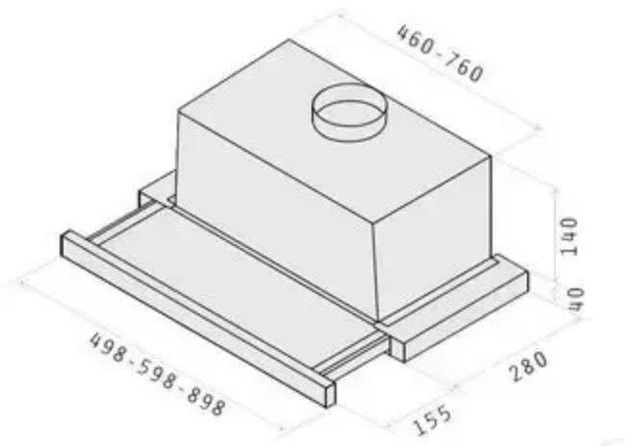 Встраиваемая вытяжка ELICA ELITE 14 LUX GRVTWH/A/90 (preview 7)