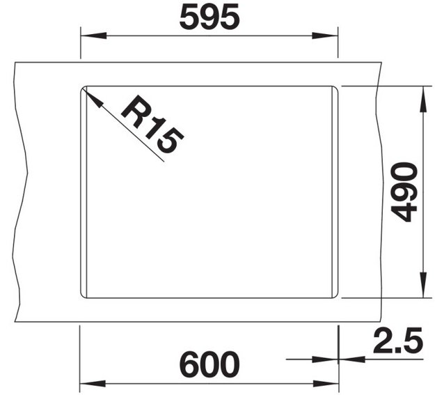 Мойка BLANCO NAYA 6 Silgranit черный (preview 3)