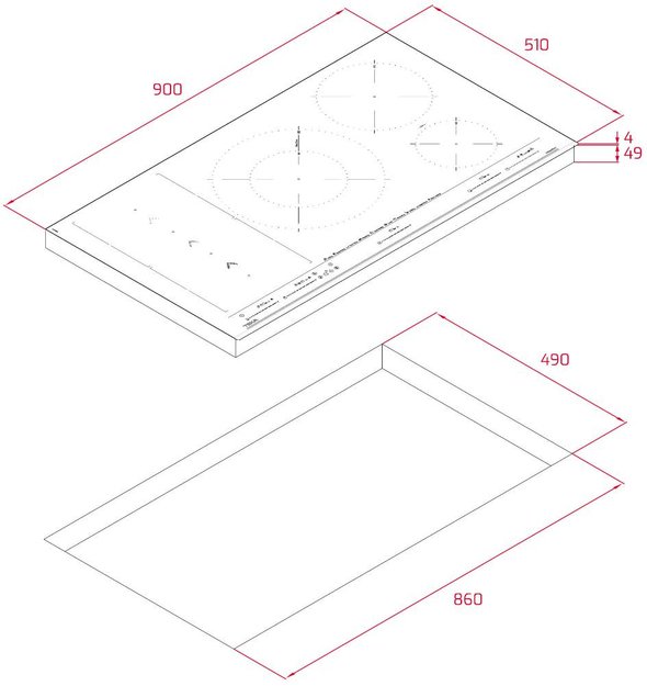 Индукционная варочная панель Teka IZS 97630 MST BLACK (фото 9) Индукционная варочная панель Teka IZS 97630 MST BLACK (preview 9)