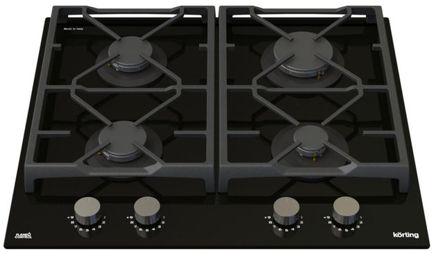 Газовая стеклянная варочная панель Korting HGG 6985 CN FLC (preview 2)