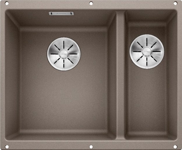 Мойка BLANCO SUBLINE 340/160-U Silgranit кофе, чаша слева (preview 1)