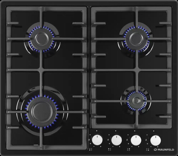 Газовая варочная панель MAUNFELD EGHE.64.3CB\G (preview 2)