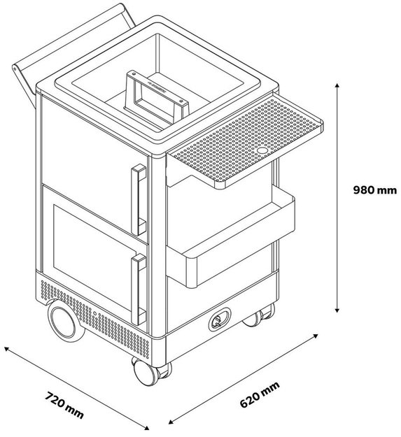 Мобильный бар с винным шкафом Dometic MoBar 300 S (preview 9)