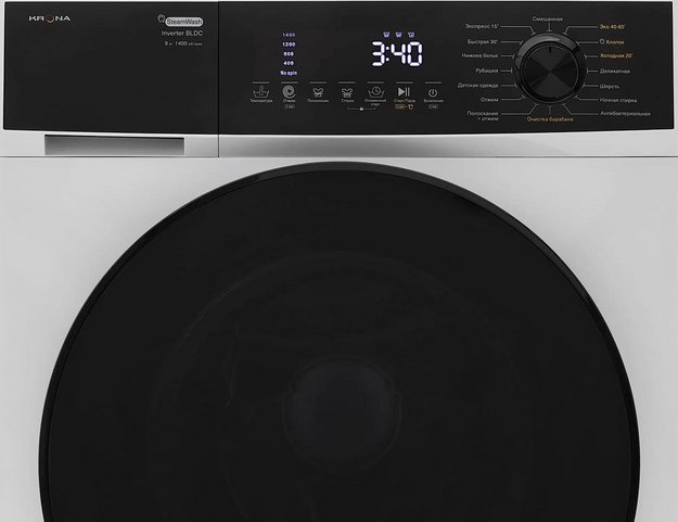 Стиральная машина KRONA RHENE MAX WHITE 1400 9K WM (фото 6) Стиральная машина KRONA RHENE MAX WHITE 1400 9K WM (preview 6)