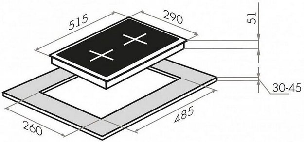 Газовая варочная панель MAUNFELD EGHG.31.33CB\G (preview 19)