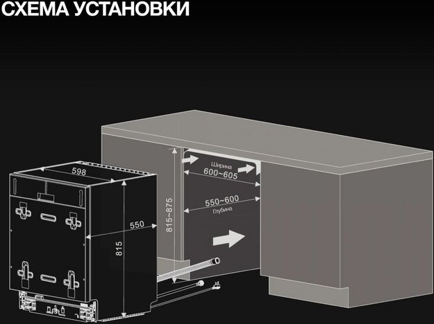Встраиваемая посудомоечная машина Hyundai HBD 642 (preview 19)