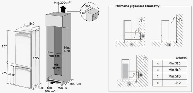 Встраиваемый холодильник Samsung BRB26715DWW/EF (preview 11)