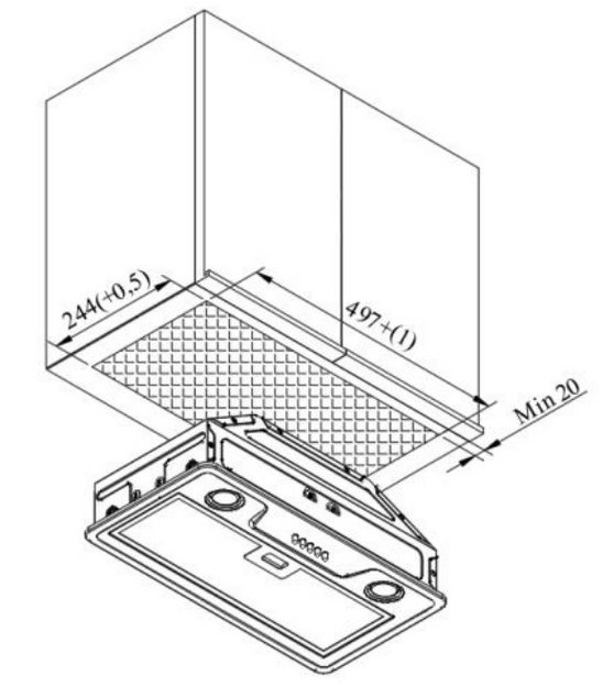 Встраиваемая вытяжка Zigmund Shtain K 356.51 S (preview 5)