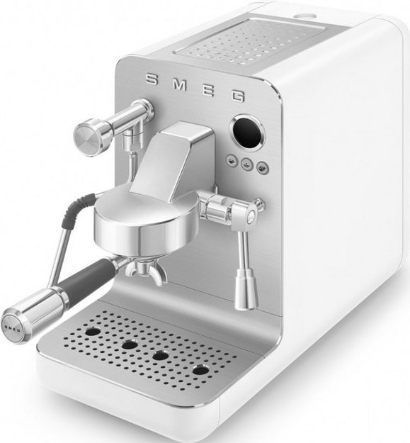 Кофемашина-эспрессо Smeg EMC02WHMEU (фото 1) Кофемашина-эспрессо Smeg EMC02WHMEU (preview 1)