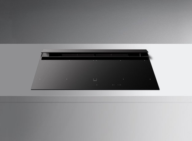 Варочная панель с вытяжкой Falmec BRERA 90 VETRO NERO (preview 1)