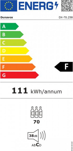 Винный шкаф Dunavox DX-70.258C (preview 5)
