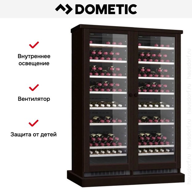 Винный шкаф Dometic C125G Double Wooden Wenge (preview 7)