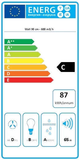 Вытяжка Falmec Melissa Tulip 90 (600) S под покраску (preview 6)