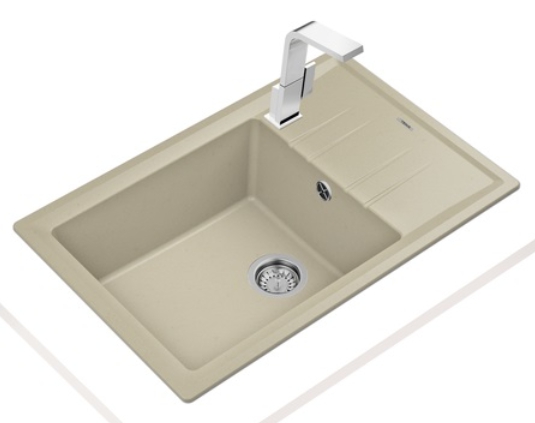 Мойка Teka Stone 60 S-TG 1B 1D Topaz beige (фото 2) Мойка Teka Stone 60 S-TG 1B 1D Topaz beige (preview 2)