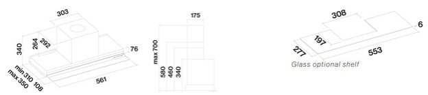 Встраиваемая вытяжка Falmec VIRGOLA NO-DROP TOUCH 60 (фото 7) Встраиваемая вытяжка Falmec VIRGOLA NO-DROP TOUCH 60 (preview 7)