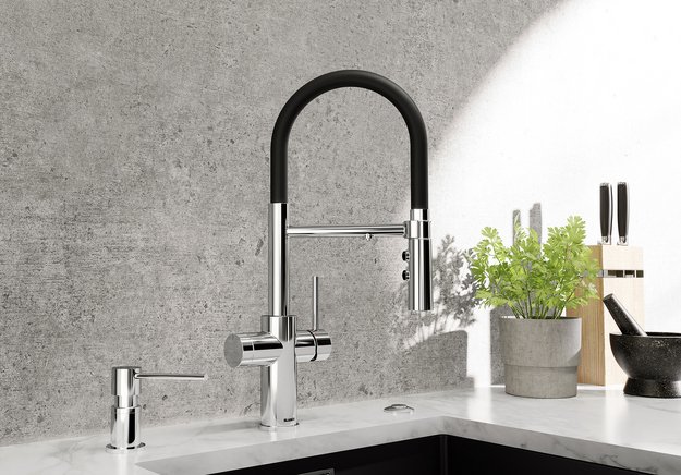 Смеситель 3-в-1 Blanco CATRIS-S Flexo Filter 526705 хром (preview 2)