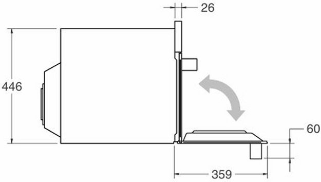 Встраиваемая микроволновая печь Bertazzoni F30PROMWLXT (preview 3)