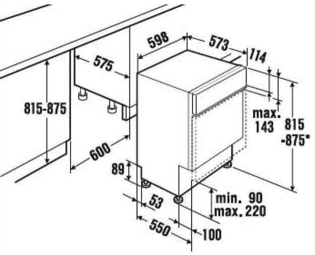 Встраиваемая посудомоечная машина Kuppersbusch IG 6509.0 E сталь (preview 2)