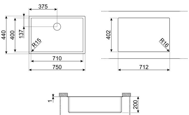 Мойка Smeg VFU71SFR (preview 5)