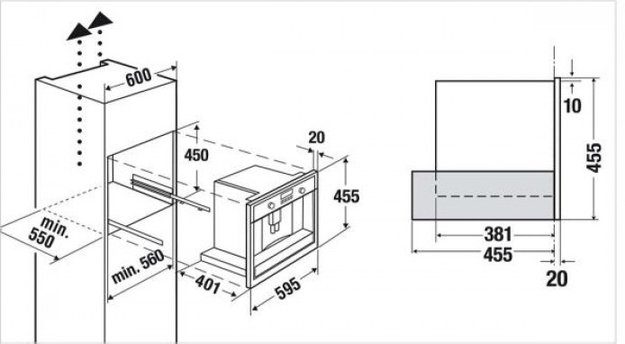 Встраиваемая кофемашина Kuppersbusch CKV 6550.0 W9 Shade of Grey (preview 2)