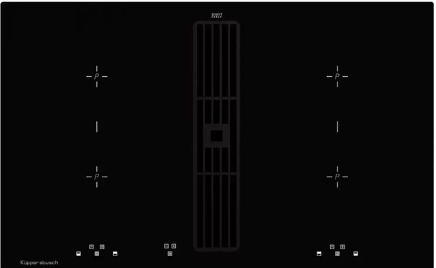 Индукционная варочная панель с вытяжкой Kuppersbusch KMI 8500.0 SR (preview 1)