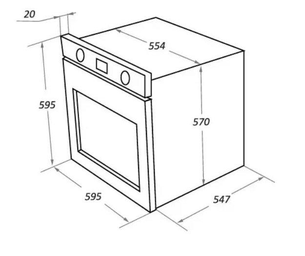 Шкаф духовой электрический MAUNFELD EOEFG.769RIB.RT (preview 23)
