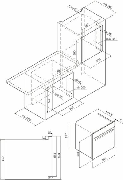 Духовой шкаф Graude BM 60.3 W (preview 2)