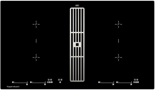 Варочная панель с вытяжкой Kuppersbusch KMI 9800.0 SR Stainless Steel (preview 1)