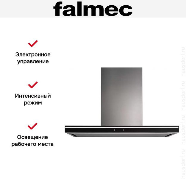 Вытяжка Falmec Lumina 120 Glass Black wall (NRS) (preview 4)