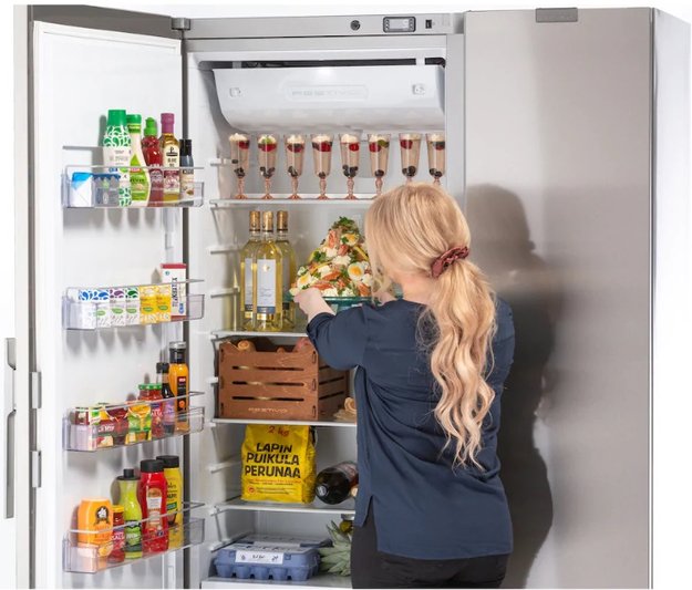 Холодильник с морозильной камерой Festivo 120 CFM 120CFM531 (серый/нержавеющая сталь) (preview 3)