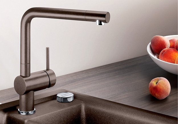 Смеситель Blanco LINUS 526149 Silgranit черный (preview 2)