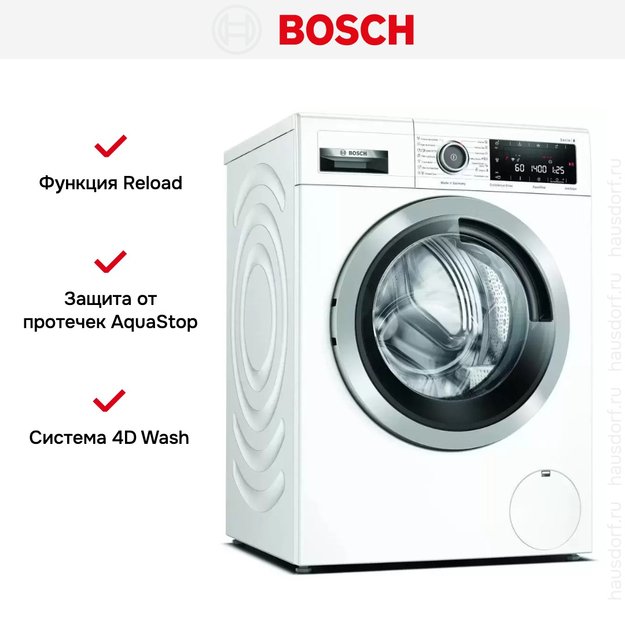 Стиральная машина с фронтальной загрузкой BOSCH WAV28IH1OE (preview 6)