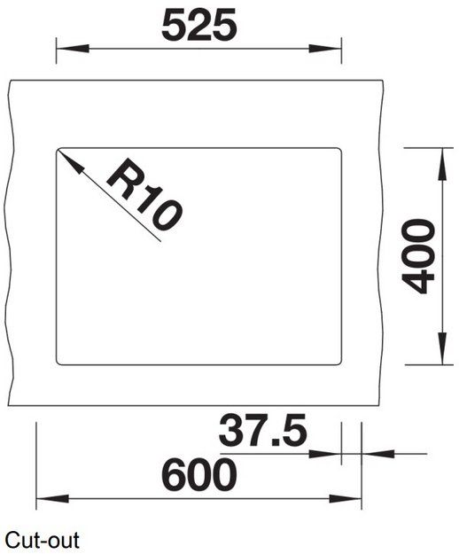 Мойка BLANCO SUBLINE 340/160-U Silgranit кофе, чаша слева (preview 3)