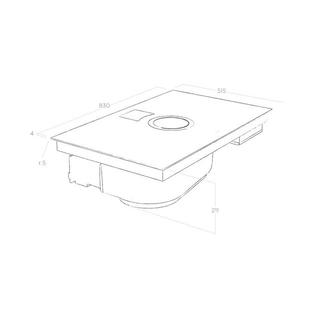 Варочная панель с вытяжкой Elica NIKOLATESLA SWITCH BL/A/83 (preview 9)
