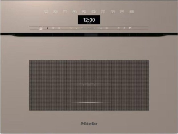 Компактный духовой шкаф с СВЧ Miele H7440 BMX Pearlbeige (preview 1)