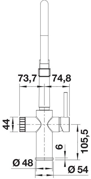 Смеситель 3-в-1 Blanco CATRIS-S Flexo Filter 526707 матовый черный (preview 4)