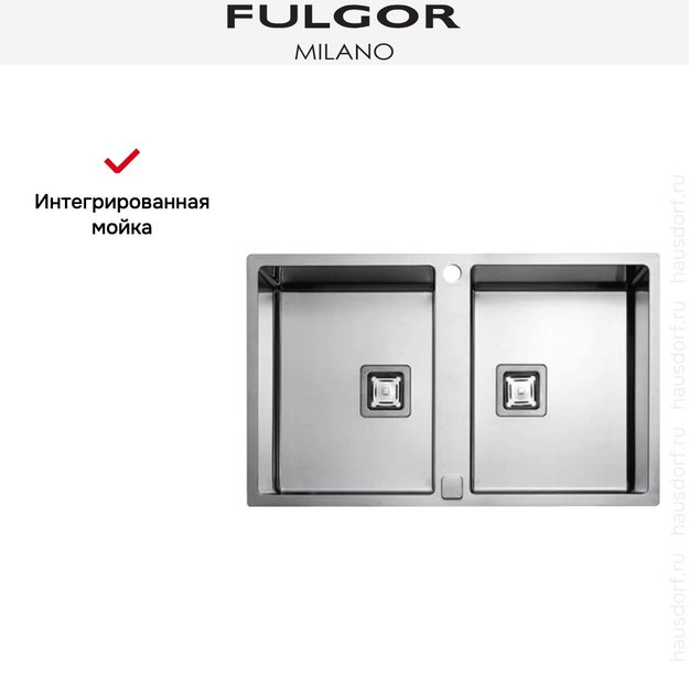 Мойка Fulgor Milano P2B 7651 QA F-SF (preview 3)