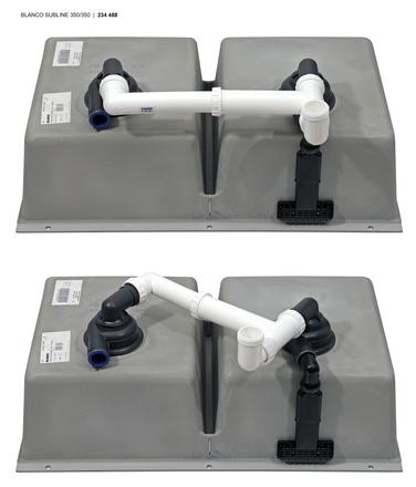 Мойка BLANCO SUBLINE 350/350-U Silgranit темная скала (фото 6) Мойка BLANCO SUBLINE 350/350-U Silgranit темная скала (preview 6)