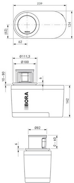 Встраиваемый вакуумный упаковщик BORA QVACSS (preview 7)
