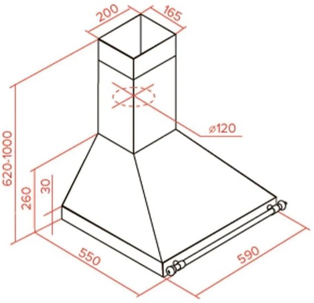 Вытяжка Teka DOS 60 BEIGE-BRASS (preview 2)