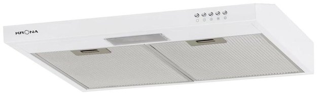 Вытяжка Krona JESSICA slim 600 white push button (preview 1)