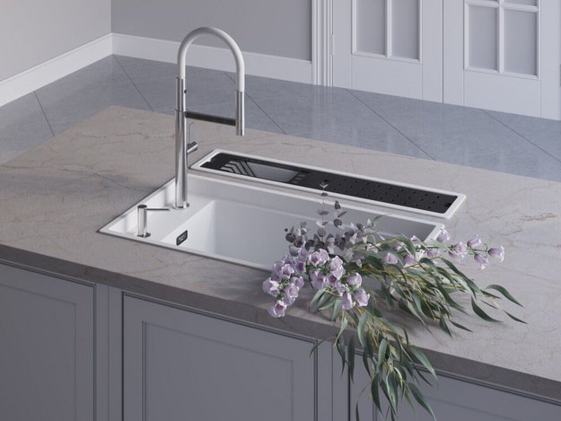 Мойка Omoikiri Kinaru Pro 86-U/I WH (preview 4)