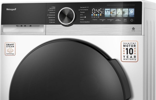 Стиральная машина Weissgauff WM 40127 Color Touch Inverter Steam (preview 5)