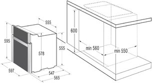 Духовой шкаф Korting OKB 993 CMX фото 4 в Новосибирске