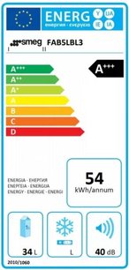 Мини-бар Смег FAB5RCR3 фото 4 в Новосибирске Мини-бар Smeg FAB5RCR3 фото 4 в Новосибирске