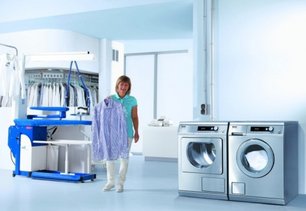 Стиральная машина Miele PW 6065 насос, белая фото 2 в Новосибирске